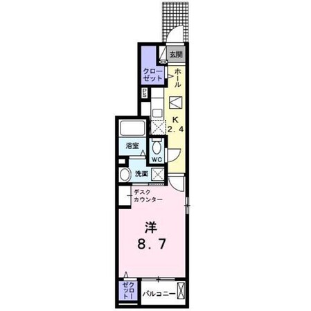 船橋法典駅 徒歩15分 1階の物件間取画像